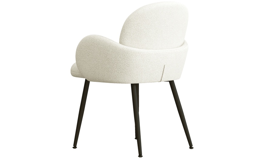 Image 37: Lot de 2 fauteuils de table "Alicia" en tissu Cozy de Doosense 