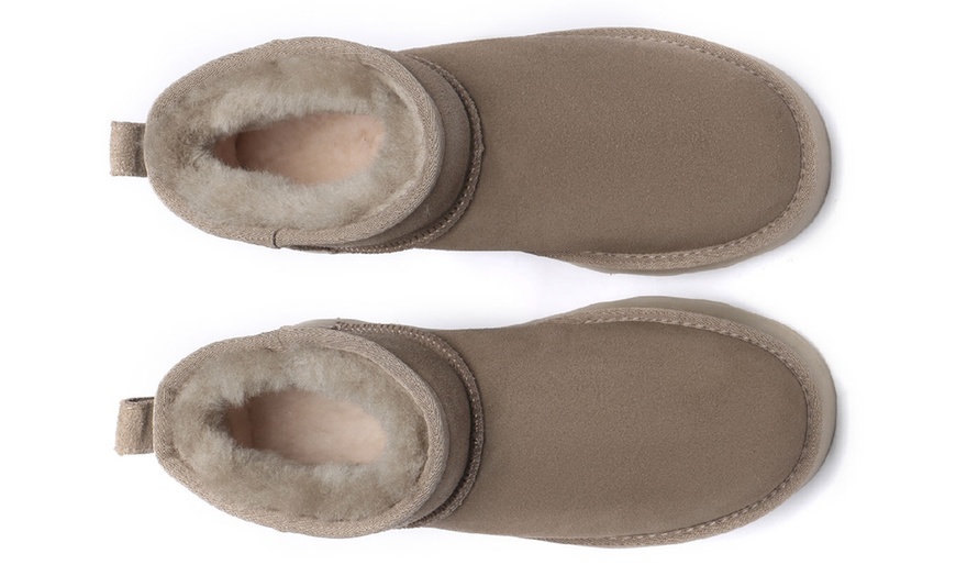 Image 18: Thick Bottom Mini Classic UGG