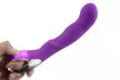 10 Speeds Vibrating Wand Dildo G Spot Vibrator Discreet Sex Toy, Rechargabe - Second Medium