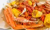 Dinner for 2 with Wine or Beer or $30 or $60 to Spend on Food & Drink at Little King Crab(Up to 29%Off)