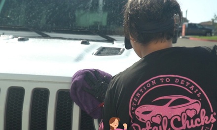 Exterior Wash & Wax for a Sedan/Coupe - Detail Chicks