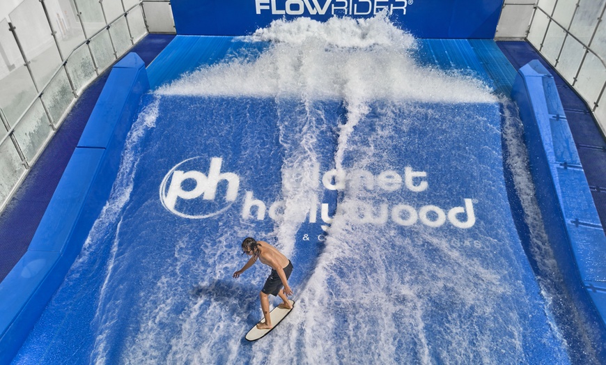 Image 1: FlowRider Wave Ride Day Pass, Daybed and Cabana Rentals at Planet Hollywood Pool