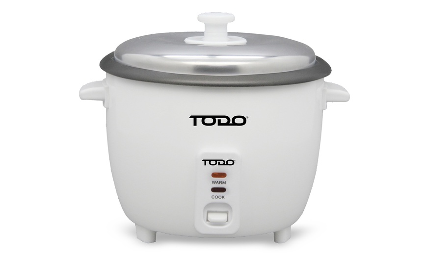Image 8: TODO Steel, Slow or Rice Cooker w/ Ceramic Bowl/ Cup/ Tray
