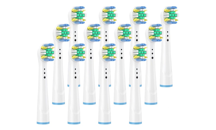Image 3: Replacement Toothbrush Brush Heads 8-12-20 Pack (Oral B Compatible)