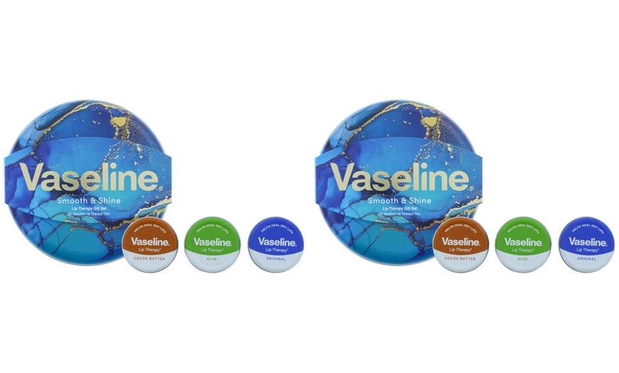 Image 2: Vaseline Original Lip Therapy Three-Piece Gift Set Two-Pack