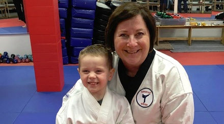 Four weeks of classes and a uniform, new students only. Can be used for children's or adult classes - Karate America