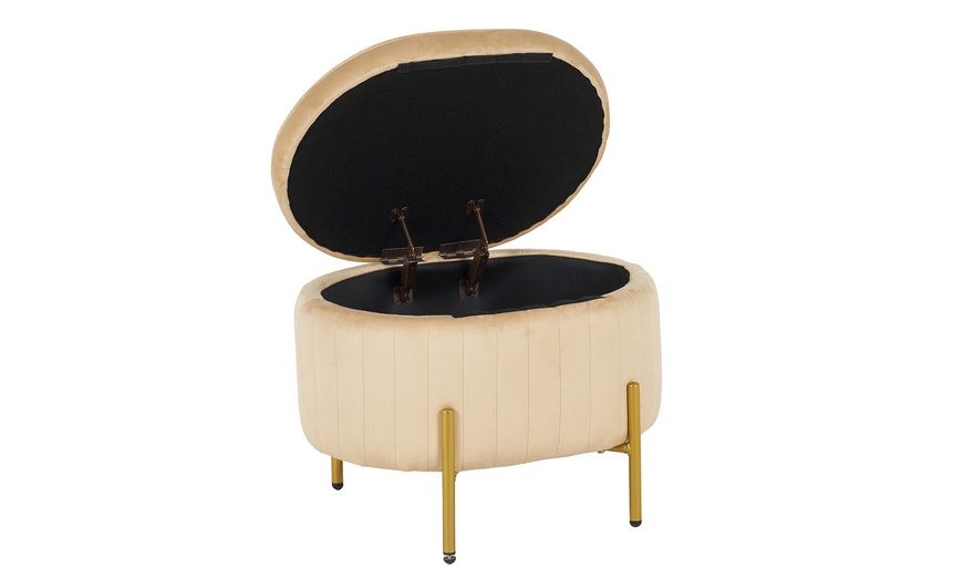 Image 2: Pouf contenitore a divanetto