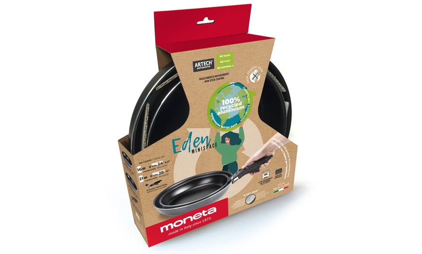 Image 3: Set di 2 padelle Moneta Eden Minispace
