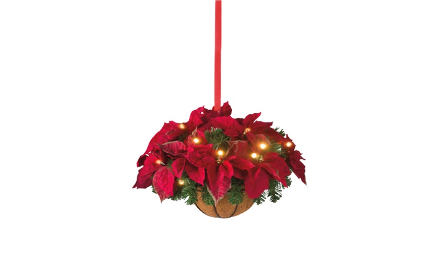 Image 5: Christmas-Themed Hanging Baskets Decor 