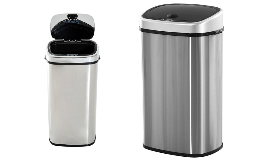 Image 1: HomCom Sensor Bin Range