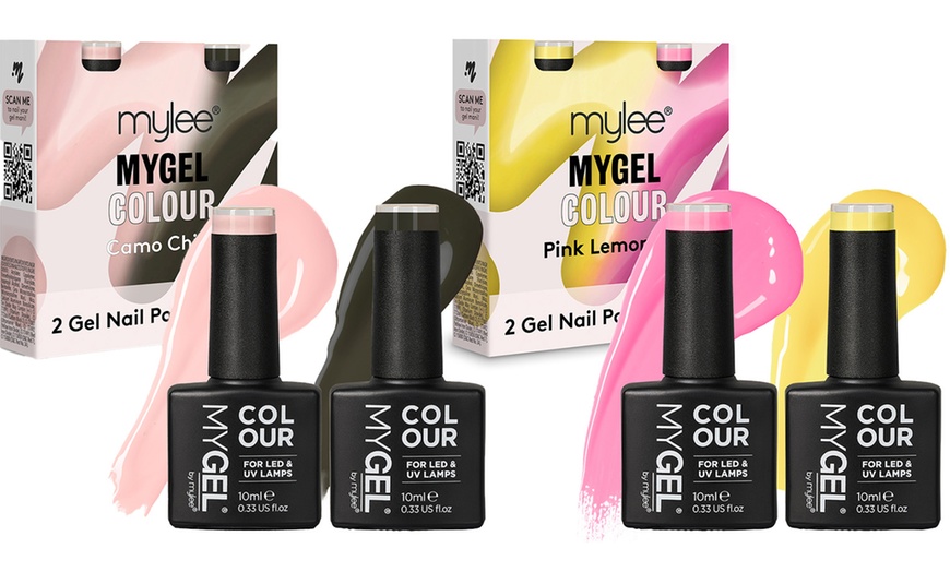 Image 1: Two-Packs of Mylee Gel Nail Polish 
