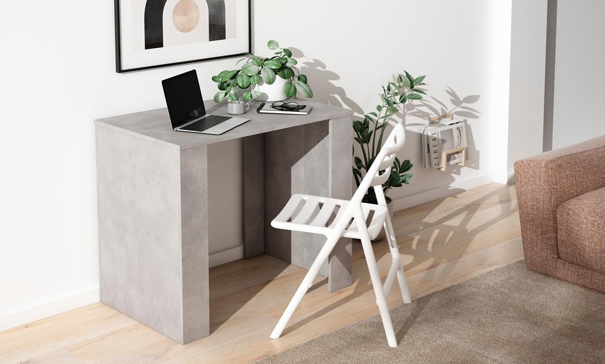 Image 6: Extendable Console Table for 8 Diners