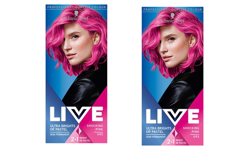 Image 67: 1 ou 2 boîtes de teinture cheveux "Live Intense Colour" de Schwarzkopf