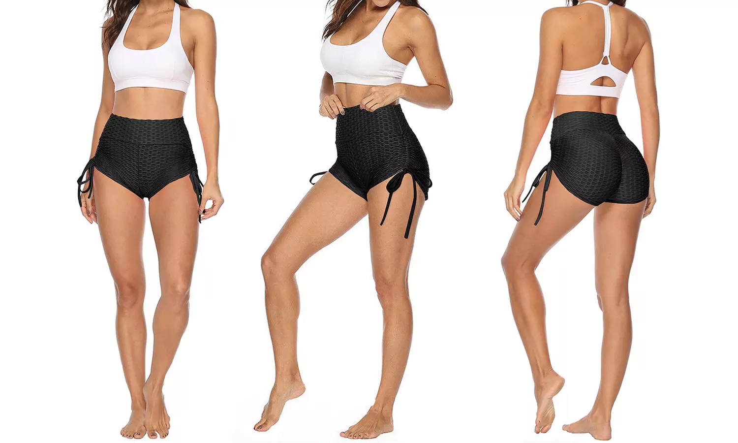 Women's High-Waist Yoga & Scrunch Butt Lifting Shorts