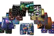 Pack de 6 ou 12 Boxers aléatoires de la marque Freegun pour homme - Second Medium