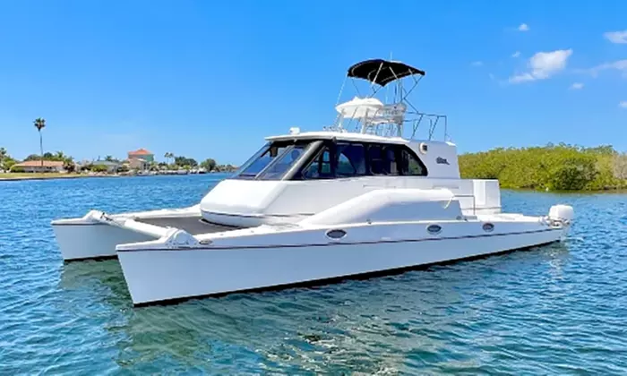 Exclusive charter to Crab Island for up to 13 guests 