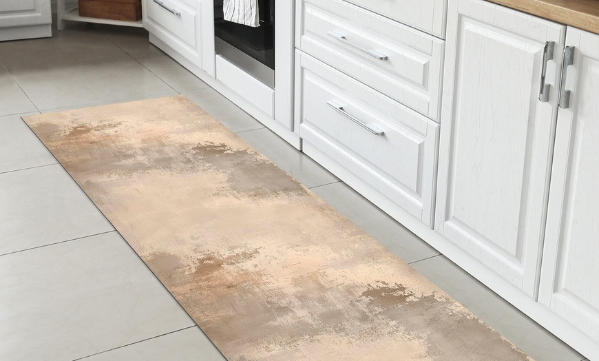 Image 19: Alfombra larga estampada de PVC con impresión digital