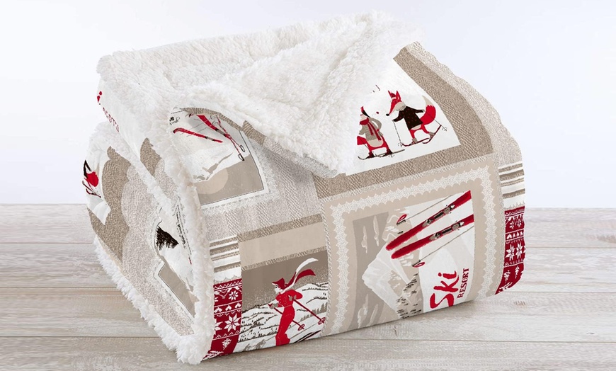 Image 8: Sherpa-Kuscheldecke