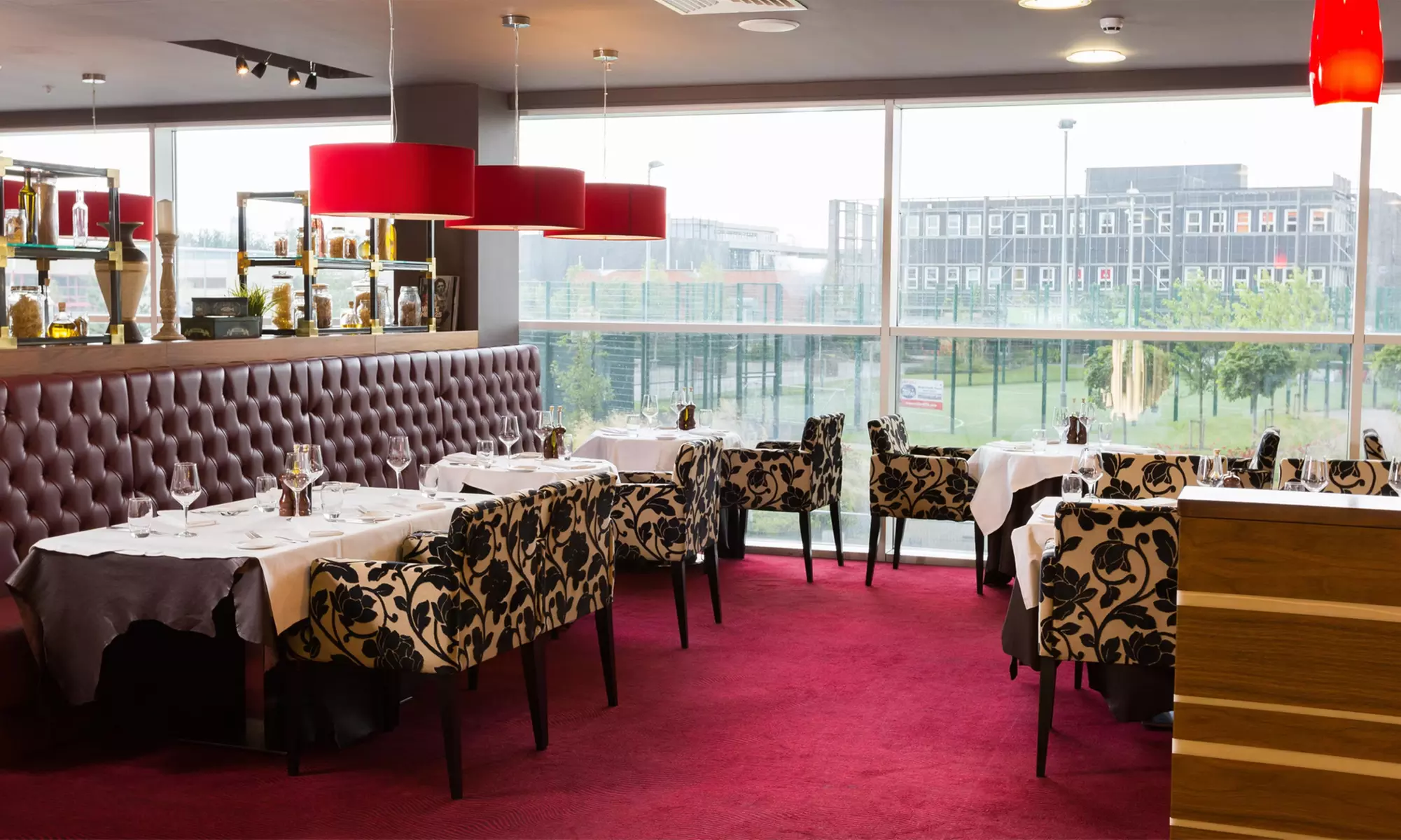 Traditional Afternoon Tea in a Stylish Setting Overlooking Media City