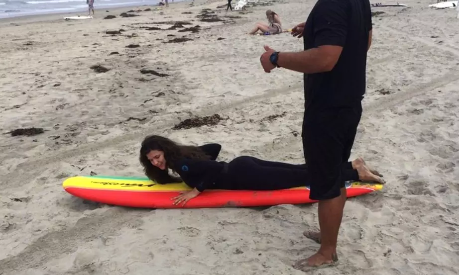 Catch Waves: 45-Minute Surf Lesson for 1 or 2 (Rental Board Included)