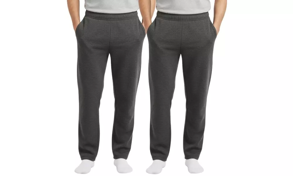 Set di 2 pantaloni da tuta da uomo in micropile