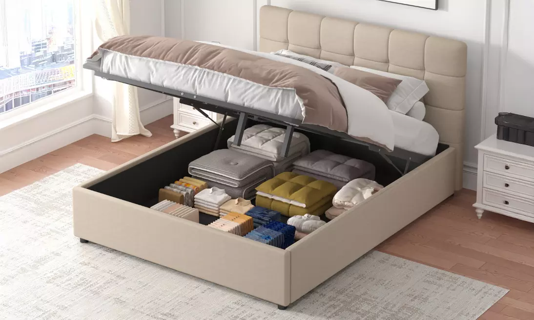 Lit avec coffre de rangement "Lyanna" de Kocoon