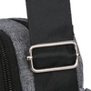 Image 6: Men's Oxford Crossbody Shoulder Bag with Adjustable Strap