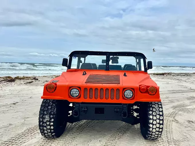 Rugged Rides, Ocean Vibes, Humvees Rental – 6-Passenger Combat Cruiser