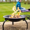 Image 1: Portable Outdoor Fire Pit and Grill