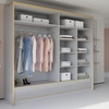 Image 9: Sweden Modern High Gloss Wardrobe with Drawers