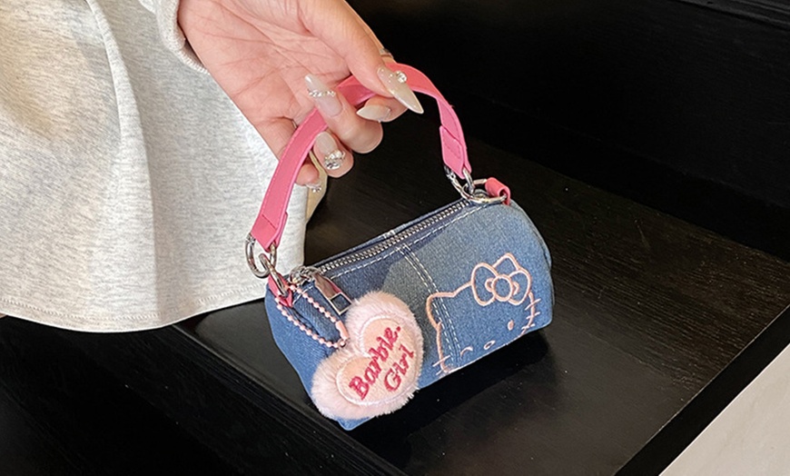 Image 7: Hello Kitty Inspired Cylinder Handbag
