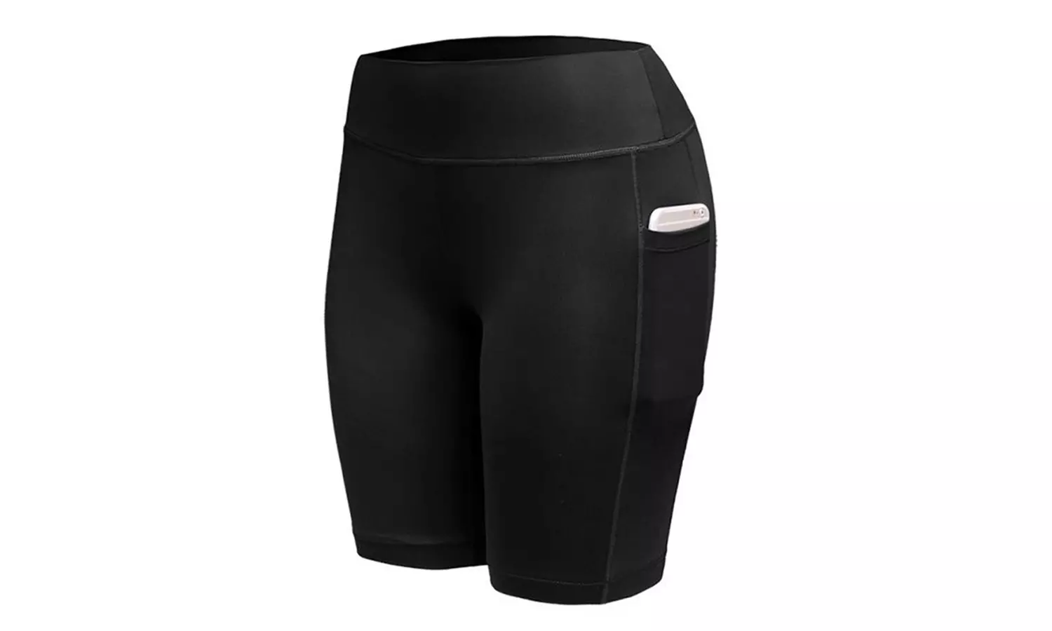 Women's Waist Workout Yoga Short Biker Shorts Workout Shorts Yoga Side Pockets