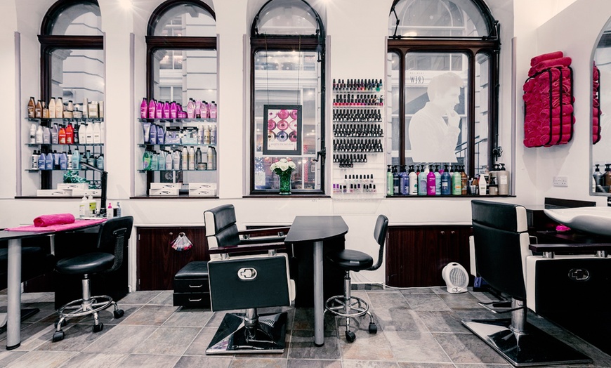 Image 3: Color & Straighten: Pro Hair Services for Every Length