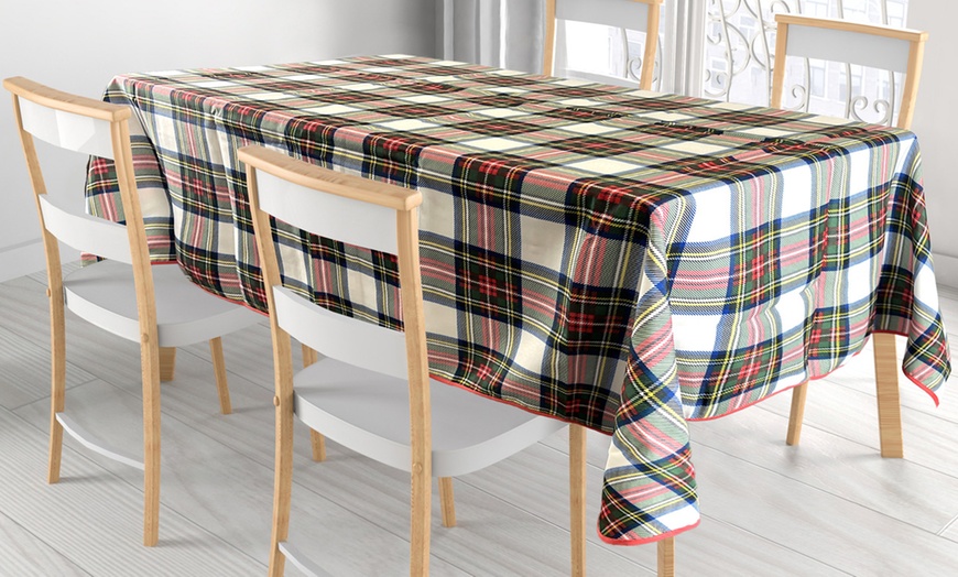 Image 4: Tovaglia antimacchia Splash Tartan