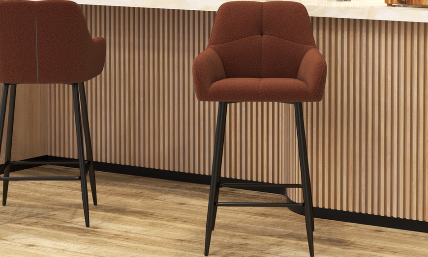 Image 16: Set di 2 sgabelli da bar Leo