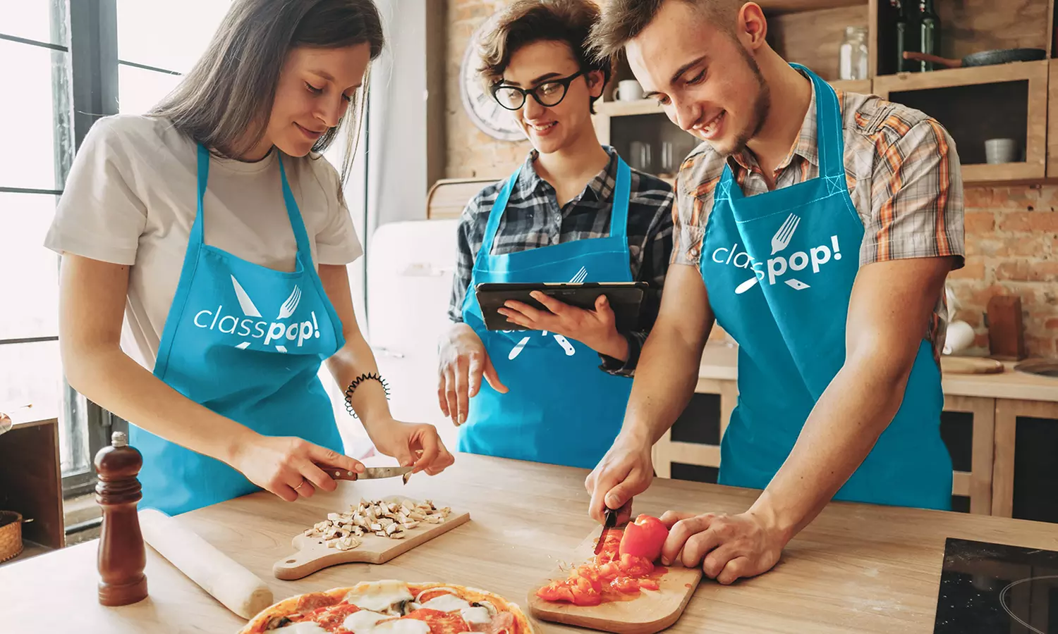 Cooking Class & Full Meal for One, Two, or Four – No Experience Needed – by Classpop! (Up to 42% Off) - Primary Image