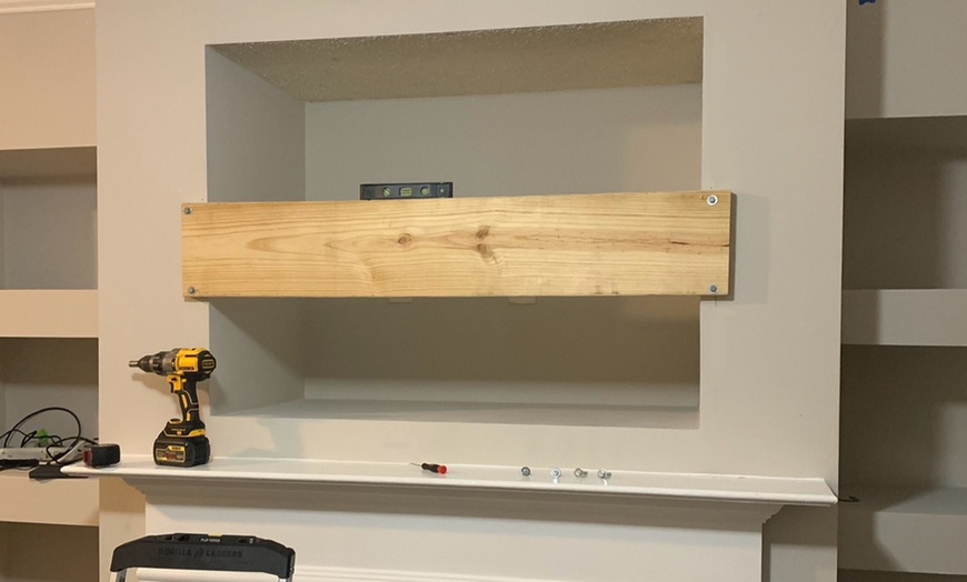 Image 18: TV Mounting for Up to 65'' or 85" w/ or w/o Wires Concealed In Wall 