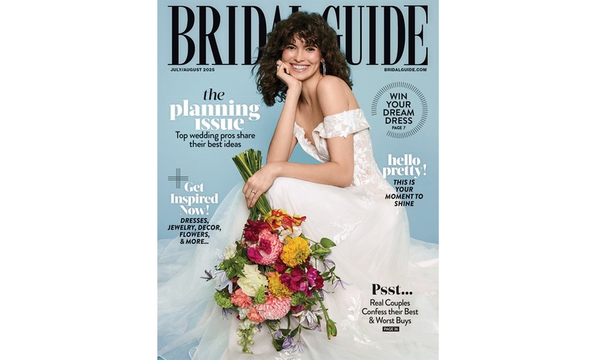 Image 1: 89% Off Bridal Guide Magazine Subscription for One Year 