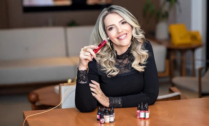 Image 4: Micropigmentación de labios completos o microblading de cejas 