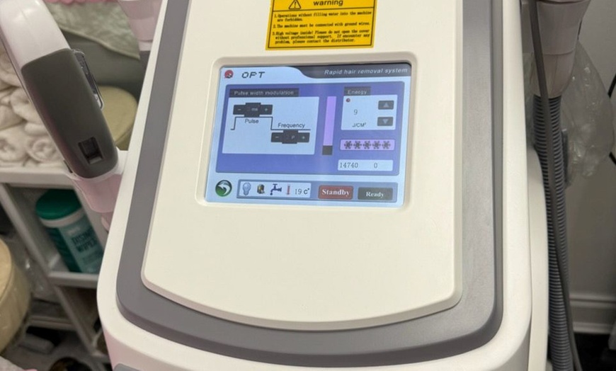 Image 3: 1 or 6 IPL Laser Hair Removal Sessions on Small, Medium, or Large Area