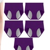 Image 8: Five Pieces of Mid-Waist Leak-Resistant Menstrual Panties