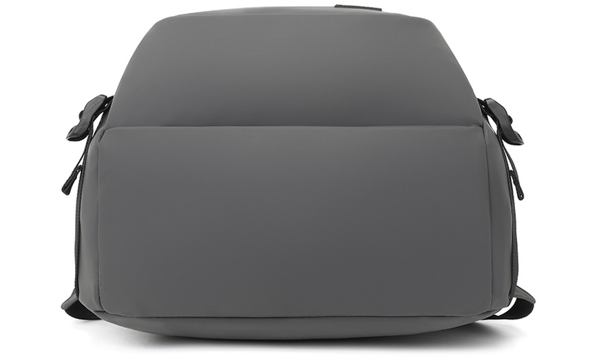 Image 24: KONO PVC Coated Water-Resistant Backpack Travel Business Laptop Bag