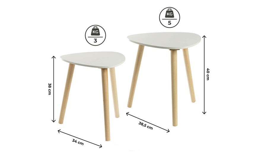 Image 4: Lot de 2 tables d'appoint "Livermore"