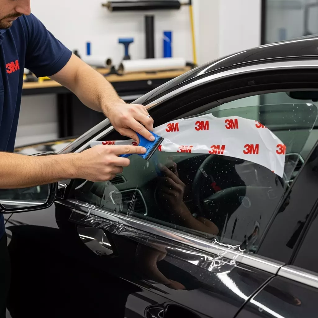 Premium 3M Window Tint Film on Front Windows, Or Doors & Back Window