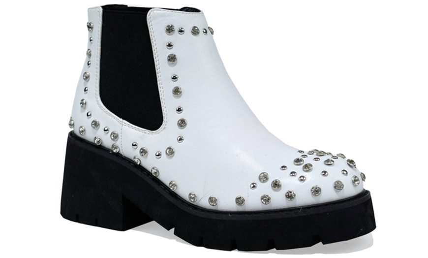 Image 3: Diamante Ankle Boots