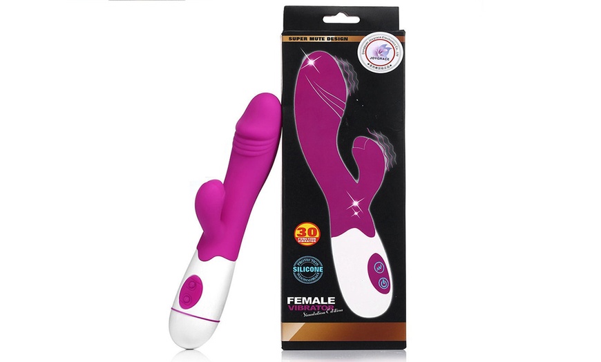 Image 3: 30 Speed G Spot Clitoris Rabbit Vibrator Dual Vibration Dildo Magic Wand