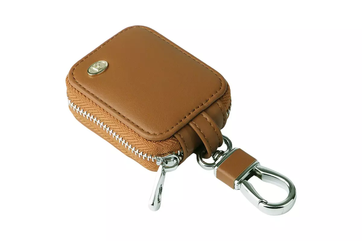 Universal AirPods Zipper Storage Pouch with Keychain