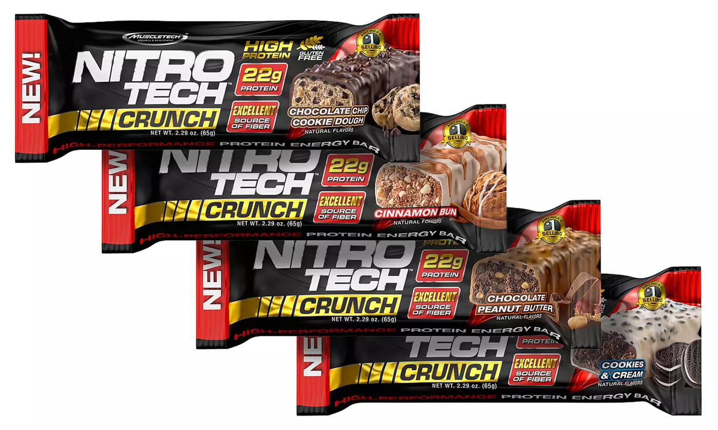Muscletech Nitro Tech Crunch Protein Bar (36-Count)  - Primary Image