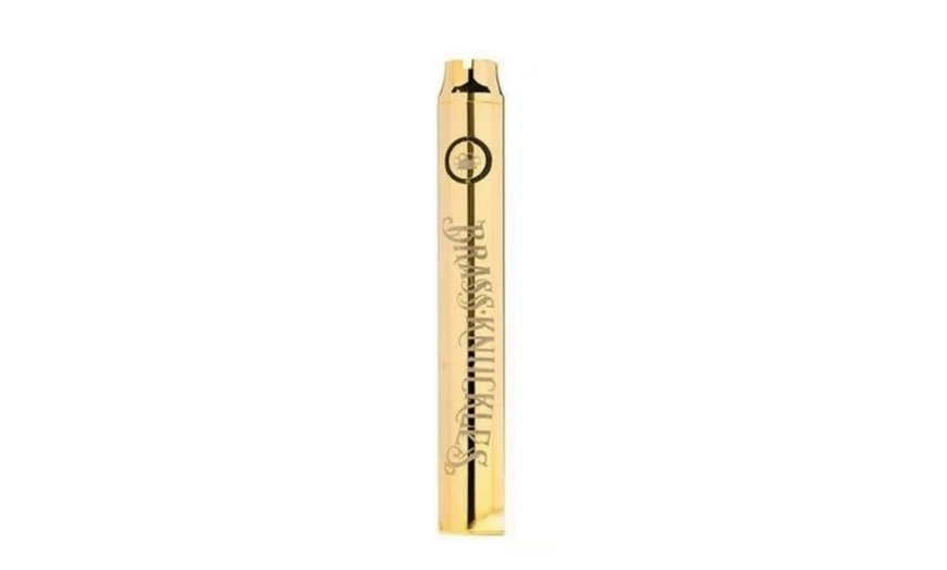 Image 4: 650mAh Battery Rechargeable Vape Pen Stick by Brass Knuckles W/ USB Charger 