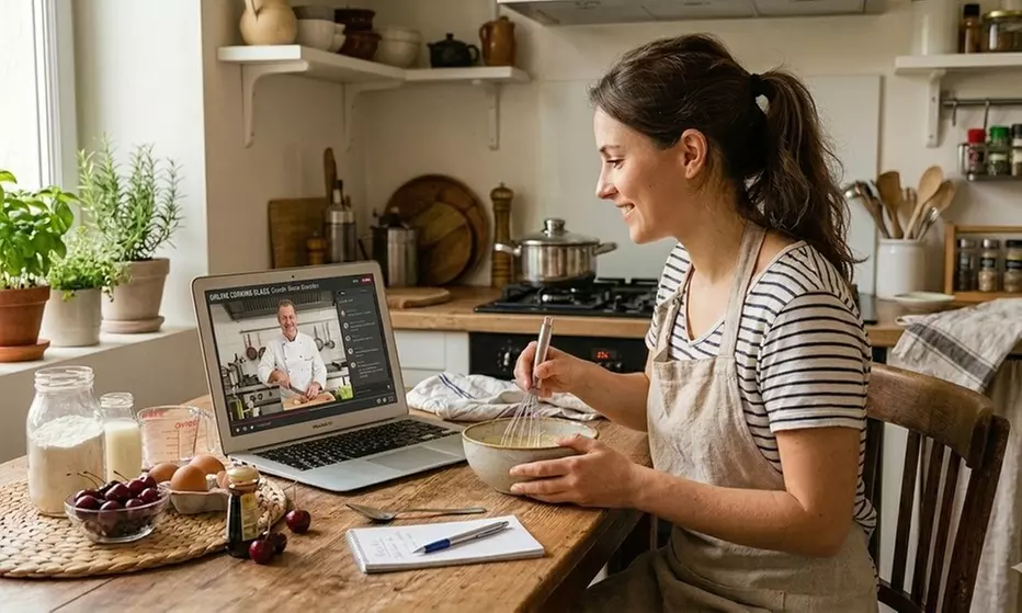 1 Cours de cuisine en ligne